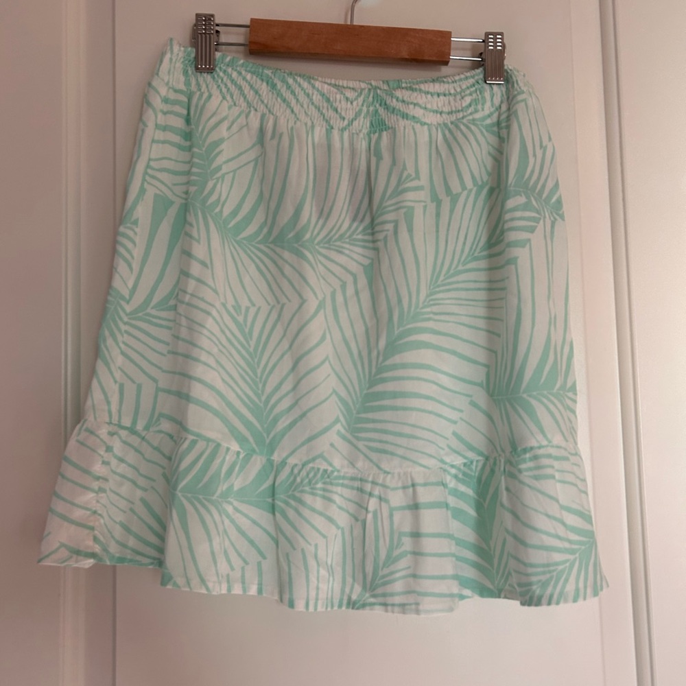 🌴🐳NWT🐳🌴Roxy Paradise Island Leaf Pattern A-Line Skirt🐳🌴